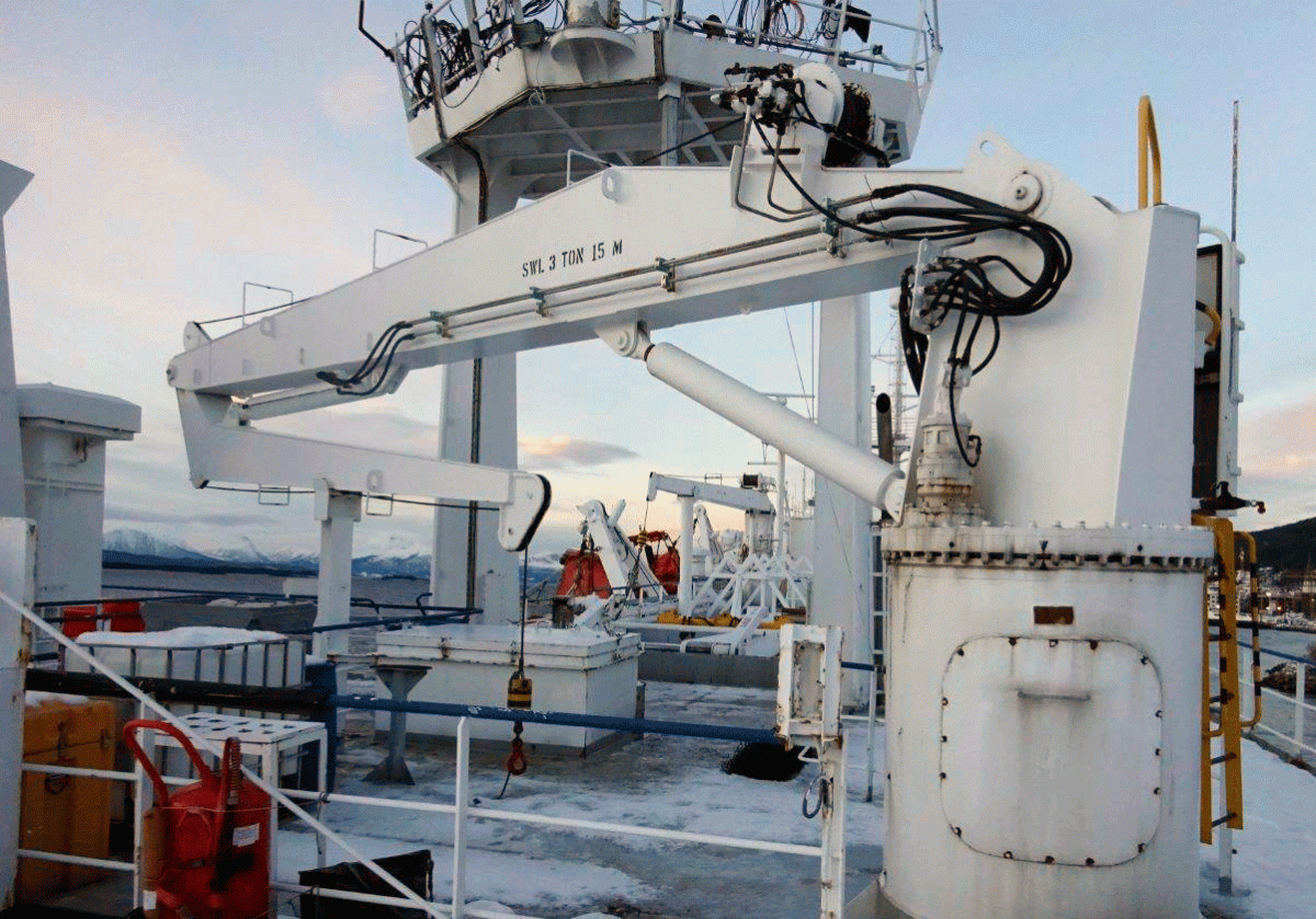 6 tons TTS kbc marine crane